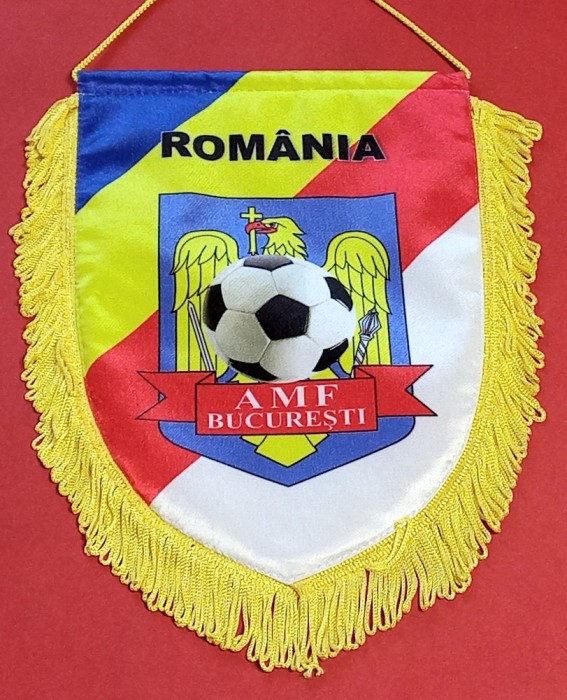 Fanion (protocol) fotbal - ASOCIATIA MUNICIPALA de FOTBAL BUCURESTI