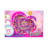 Set margele colorate pentru bratari si coliere Girl Sparkle, Generic