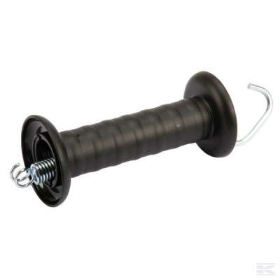 Maner izolator poarta gard electric, negru foto