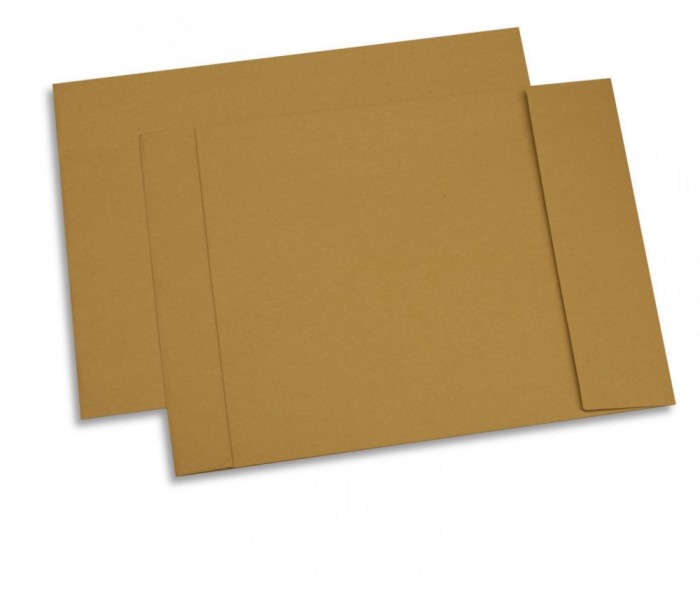 Plic cu burduf B4 250&times;353 mm (sil, kraft 130g, burduf 50 mm) - 250 BUC
