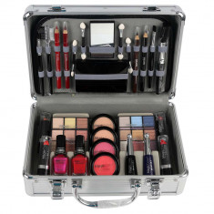 Valiza Profesionala Machiaj, Multifunctionala, Magic Color Makeup Kit, Silver Diamond foto