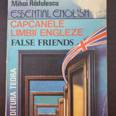 CAPCANELE LIMBII ENGLEZE - FALSE FRIENDS - Bantas, Radulescu