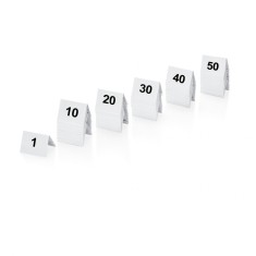 Set 50 numere masa plastic, 1-50