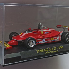 Macheta Ferrari 312 T5 Formula 1 1980 (Gilles Villeneuve) - IXO/Altaya 1/43 F1