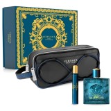 Versace Eros Set cadou pentru bărbați EDT 100 ml + EDT 10 ml + geantă de toaletă