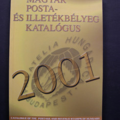 Catalogul timbrelor (marcilor postale) din Ungaria, anul 2001