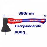 Cumpara ieftin Toporisca EMTOP EHAMAX0800, 800g, Lungime 39cm, Cap Forjat din Otel Carbon, Maner din Fibra de Sticla cu Design Unic, Tratament Termic pentru Durabili