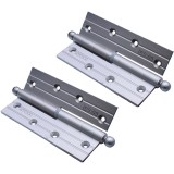 Cumpara ieftin Balama din aluminiu, dreapta, pentru fereastra, saten, pe stanga, 70 x 120 mm, 2 buc / set