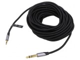 Cablu Audio Jack 3.5mm la 6.3mm 10m Negru BAUHL, Vention