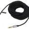 Cablu Audio Jack 3.5mm la 6.3mm 10m Negru BAUHL