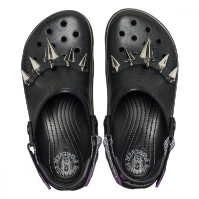 Saboti Crocs Classic All Terrain Black Panther Clog Negru - Black/Multi foto