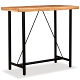 Cumpara ieftin Masa de bar, lemn masiv de acacia, 120 x 60 x 107 cm