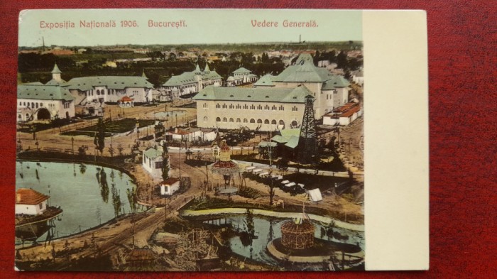 1906-Expoz.nat.1906-Ved.gen.-st.ovala15 bani+st.goarna-C.P.circ.-F RARA