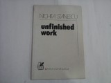 NICHITA STANESCU (AUTOGRAF SOAIN DUMITRESCU) - UNFINISHED WORK