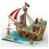 Puzzle 3D,157 piese - Nava Comorilor | CubicFun