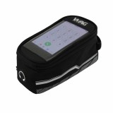 Borseta Bicicleta Smartphone WAG, Cadru/Pipa, S, 1L, Impermeabila, Ecran Tactil, Reflectorizanta
