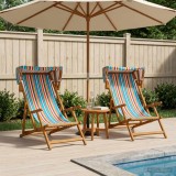 Scaun de plaja 2 pcs 3 Pozitie Lemn de eucalipt masiv