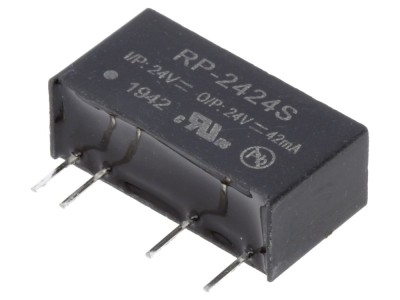 Convertor DC/DC 24V, 1W, SIP7 foto