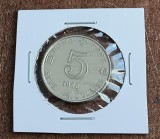 C50 - Moneda foarte veche - Hong Kong - 5 dolari - 1988, Asia