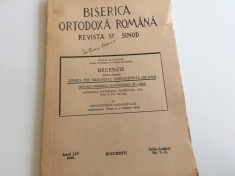 BOR/ REVISTA SF.SINOD NR.7-8( IULIE-AUGUST)/1936: RECENZIA PR.PROF. TEODOR M. POPESCU ASUPRA LUCRARII &rdquo;ISTORIA BISERICII ALEXANDRIEI( 62- 1934)&rdquo;