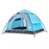 Cumpara ieftin Cort de camping cupola 3 persoane, setare rapida, albastru