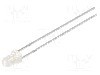 Dioda LED, 3mm, alb rece, 4900...16500mcd, 20mA, 2,9...3,5V, BRIGHTEK (EUROPE) - N0W04L60Z