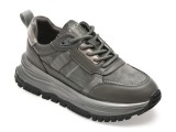 Cumpara ieftin Pantofi sport EPICA gri, QS319, din piele naturala