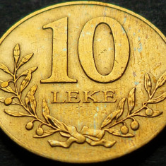 Moneda 10 LEKE - ALBANIA, anul 1996 * cod 3439