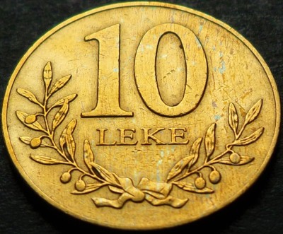Moneda 10 LEKE - ALBANIA, anul 1996 * cod 3439 foto
