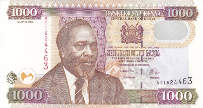 KENYA 1.000 shillingi 2003 XF!!!