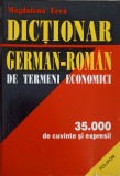 Dictionar German-Roman Termeni Economici Magdalena Leca - Polirom 1997, 238 pagini
