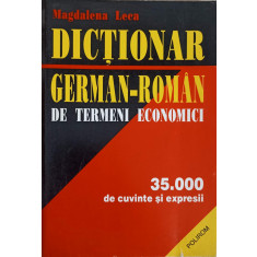 DICTIONAR GERMAN-ROMAN DE TERMENI ECONOMICI-MAGDALENA LECA