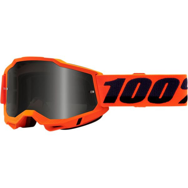 MBS Ochelari motocross/enduro 100% ACCURI 2, culoare portocaliu, sticla fumurie, Cod Produs: 26012856PE