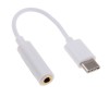 Adaptor ACTIVE Type-C la mufa audio jack mama 3.5mm Casti/Boxe si Microfon, Active, alb