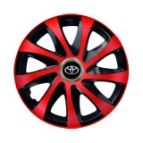 Cumpara ieftin Set 4 capace roti Drift extra red R16 pentru gama Toyota