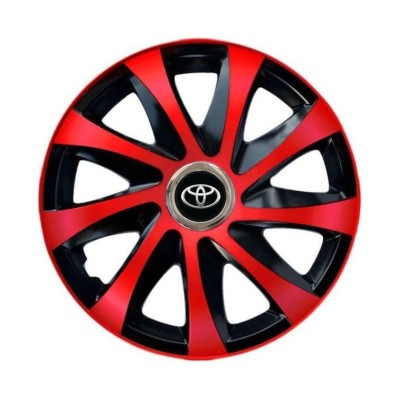Set 4 capace roti Drift extra red R16 pentru gama Toyota foto