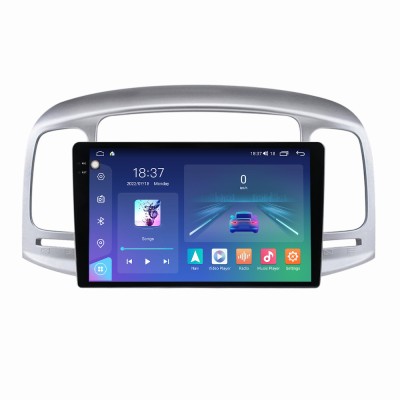 Navigatie dedicata cu Android Hyundai Accent III 2005 - 2010, 8GB RAM, Radio foto