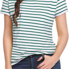Oco Femei '80 Off Shoulder Topuri Mânecă scurtă Casual Loose Fit Bluză tricou