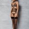 Corset si Bikini Dominica, Negru, S/M
