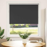 VidaXL Jaluzea cu role opace negru 105x175 cm lățime material 100,7 cm