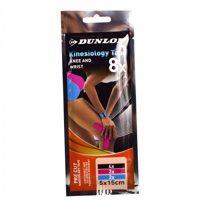 Set 8 benzi anti durere pentru genunchi si incheietura mainii, Dunlop