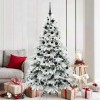 VidaXL Brad de Crăciun artificial cu 300 LED Verde 180 cm PE și PVC 3397615