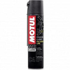 Spray lubrifiant pentru lanturi Motul Chain Lube Factory Line C4, 400ml