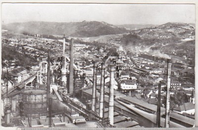 bnk cp Resita - Peisaj industrial - circulata foto