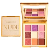 Paleta Fard Pleoape Magic Studio Very Nude, 9 Culori, Textura Pudra Compacta, Beneficii Lunga Durata, Multicolor