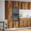 Gossi dulap cuptor microunde, lemn vechi, 60 x 57 x 207 cm, pal