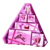 Set de machiaj din 6 piese kevin&coco, farduri de pleoape, iluminator, lip gloss-uri, creioane de buze, blush, agrafe, model atractive, 35x33x10.5 cm,, Flippy