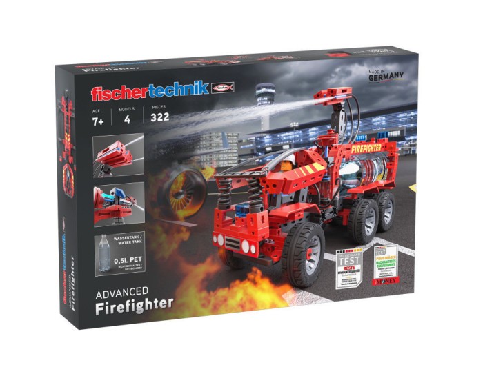 Kit constructie STEM Masina de pompieri 322 piese Fischertechnik
