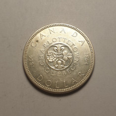 Canada 1 Dollar 1964 de Argint