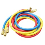 Set furtunuri 180 cm, 3 culori, pentru &icirc;ncarcare freon R-410A